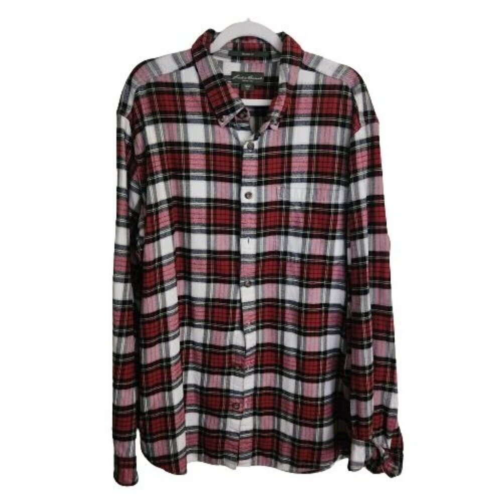 Gap NWT Classic Unisex Tartan Plaid Flannel Shirt Shacket Size XL